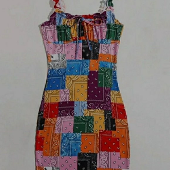 SOLD ON MERCARI!!! Beautiful Patchwork Dress - Picture 2 of 4
